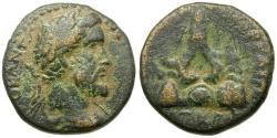 Ancient Coins - Antoninus Pius (AD 138-161). Cappadocia. Caesarea Æ20 / Mt. Argaeus