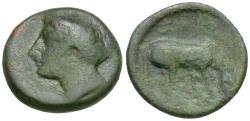 Ancient Coins - Thessaly. Larissa Æ17 / Horse