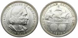 Us Coins - World's Columbian Exposition Commemorative Silver Half Dollar