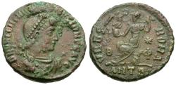 Ancient Coins - Valentinian II (AD 375-392) Æ3 / Roma