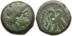 Ancient Coins - Ptolemaic Kings of Egypt. Ptolemy IX Soter II (117-81 BC) and Ptolemy X Alexander I (114-88 BC) Æ20