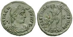 Ancient Coins - Valens (AD 364-378) Æ3 / Emperor and Captive