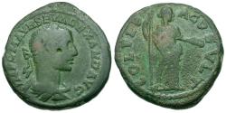 Ancient Coins - Severus Alexander (AD 222-235). Thrace. Deultum Æ24 / Hera