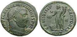 Ancient Coins - Maximinus II Daia (AD 310-313) Æ Follis / Genius