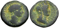 Ancient Coins - Trajan (AD 98-117). Seleucis and Pieria. Laodicea ad Mare Æ25 / Tyche