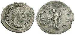 Ancient Coins - Philip I (AD 244-249) AR Antoninianus / Annona