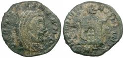 Ancient Coins - Divus Galerius (died AD 311) Æ Follis / Shrine