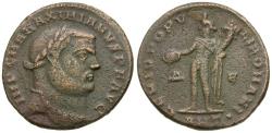 Ancient Coins - Maximian (AD 286-305) Æ Follis / Genius