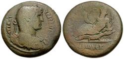 Ancient Coins - Hadrian (AD 117-138). Egypt. Alexandria Æ Drachm / Nilus