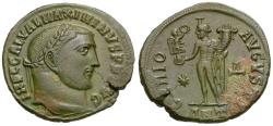 Ancient Coins - Maximinus II Daia (AD 310-313) Æ Follis / Genius