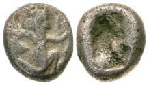 Ancient Coins - Persian Empire. Achaemenids. Time of Xerxes II - Artaxerxes II (420-375 BC) AR 1/4 Siglos