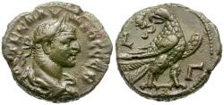 Ancient Coins - Claudius II Gothicus (AD 268-270) Egypt. Alexandria Æ Tetradrachm / Eagle