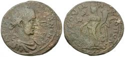 Ancient Coins - Valerian I (AD 253-260). Cilicia. Tarsos Æ33 / Tyche