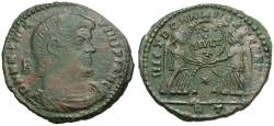 Ancient Coins - Magnentius (AD 350-353) Æ Centenionalis / Victories