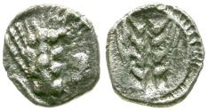 Ancient Coins - Lucania. Metapomtum AR Hemiobol