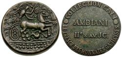 Ancient Coins - Modern Promotional Token. Gaul. Celtic Tribes. Ambiani Æ Token