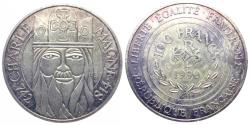 World Coins - France AR 100 Francs / Charlemagne
