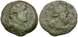 Ancient Coins - Antoninus Pius (AD 138-161). Egypt. Alexandria Æ Hemidrachm / Nilus