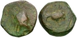 Ancient Coins - Kings of Commagene. Antiochos I Theos (69-34 BC) Æ Tetrachalkon / Lion