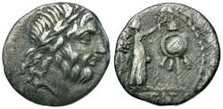 Ancient Coins - 88 BC - Roman Republic. Cn. Lentulus Clodianus AR Quinarius
