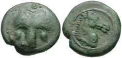 Ancient Coins - Zeugitania. Carthage Æ19 / Palm Tree