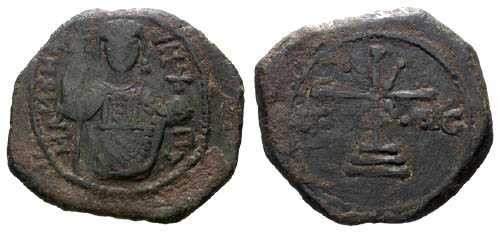 Ancient Coins - aVF/aVF Manuel I Comnenus AE Tetarteron / Cross