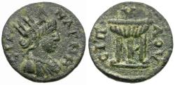 Ancient Coins - Lydia. Magnesia ad Sipylum. Pseudo-autonomous Æ15 / Tripod