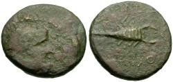 Ancient Coins - Seleukis and Pieria. Laodikeia ad Mare Æ18 / Scorpion