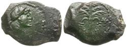 Ancient Coins - Phoenicia. Tyre. Pseudo-autonomous Æ17 / Palm