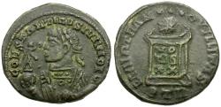 Ancient Coins - Constantine II, as Caesar (AD 316-337) Æ Follis / Altar