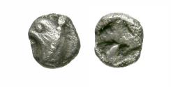Ancient Coins - Ionia. Phokaia AR Tetartemorion / Griffin