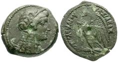 Ancient Coins - Ptolemaic Kings of Egypt. Ptolemy VI Philometor (180-145 BC) Æ26 / Demeter