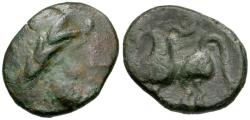 Ancient Coins - Celtic Tribes of Eastern Europe Billon Tetradrachm / Kugelwange Type
