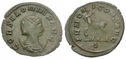 Ancient Coins - Salonina (AD 253-268) Æ Antoninianus / Stag