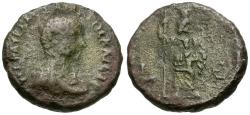 Ancient Coins - Severus Alexander, as Caesar (AD 221-222). Egypt. Alexandria Æ Tetradrachm / Serapis