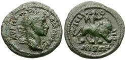 Ancient Coins - Gordian III (AD 238-244). Moesia Inferior. Nicopolis ad Istrum Æ16 / Eros riding Lion