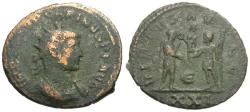 Ancient Coins - Carinus (AD 283-285) Æ Antoninianus / Emperor and Victory