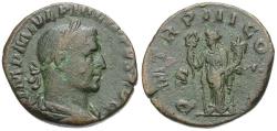 Ancient Coins - Philip I (AD 244-249) Æ Sestertius / Felicitas
