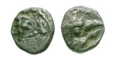 Ancient Coins - Ionia. Ephesos AR Tetartemorion / Eagle Head