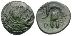 Ancient Coins - Macedon. Anonymous Issue Æ17 / Shield