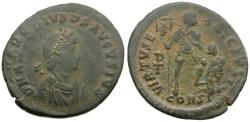 Ancient Coins - Arcadius (AD 383-408) Æ Maiorina / Virtus