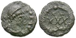 Ancient Coins - Theodosius II (AD 408-450) &#198;4 / Votive