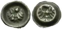 World Coins - Germany.  Brandenburg Bracteate / Eagle or Lion?