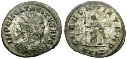 Ancient Coins - Tacitus (AD 275-276) Æ Silvered Antoninianus / Clementia