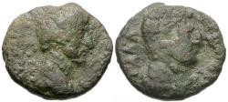 Ancient Coins - Lucius Verus (AD 161-169). Decapolis. Gadara Æ24 / Melqart