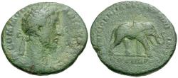 Ancient Coins - Commodus (AD 177-192) Æ As / Elephant