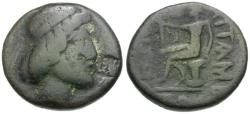 Ancient Coins - Kings of Characene. Attambelos IV (AD 54-65) Æ Tetradrachm / Herakles