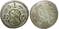 World Coins - German States. Nuremberg AR Pfennig