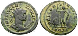 Ancient Coins - Diocletian (AD 284-305) Æ Antoninianus / Jupiter