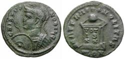 Ancient Coins - Crispus, Caesar (AD 316-326) Æ Follis / Altar